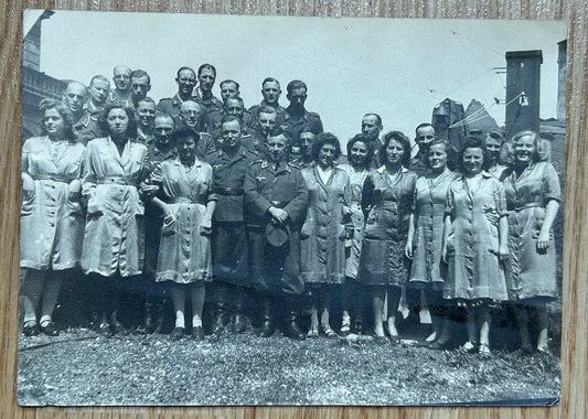 Pair of large Luftwaffe photos - female members