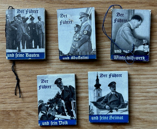 WHW donation booklets - Complete series, blue Der Führer