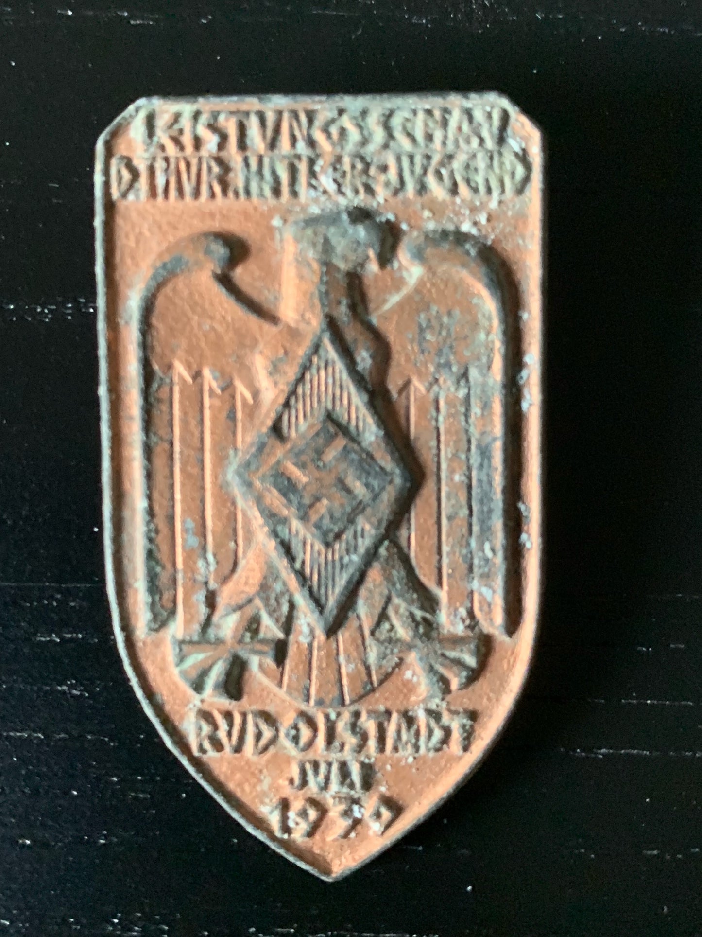 HJ event badge - Rudolstadt Juli 1939