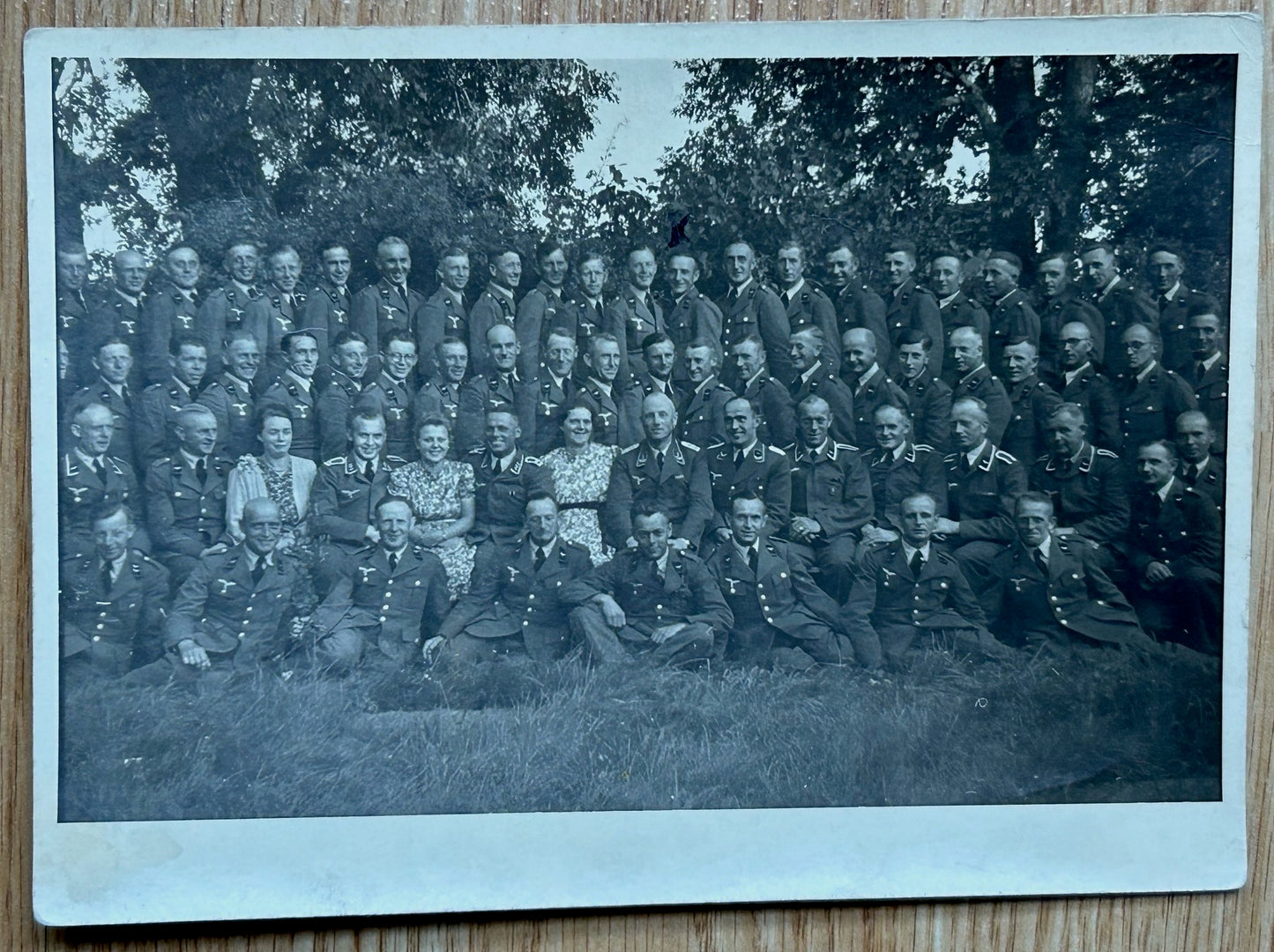 Pair of large Luftwaffe photos - female members