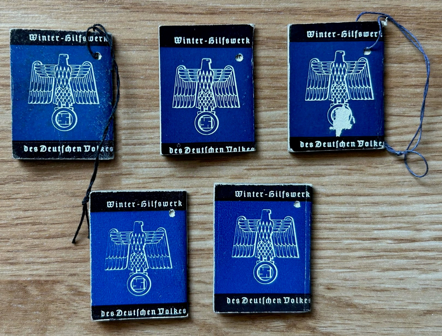 WHW donation booklets - Complete series, blue Der Führer