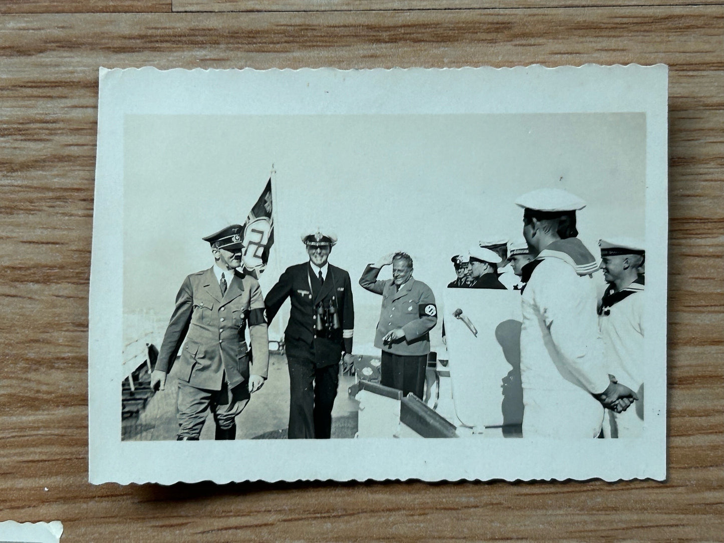 Unpublished photos of Adolf Hitler - Kriegsmarine tour with photographer Hoffmann
