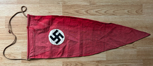 NSDAP banner with attachment string