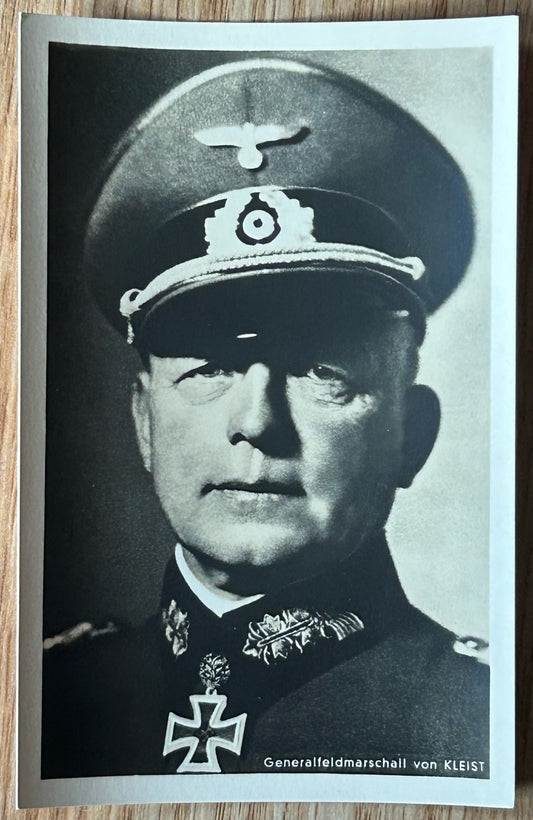 Field Marshal v. Kleist photo postcard