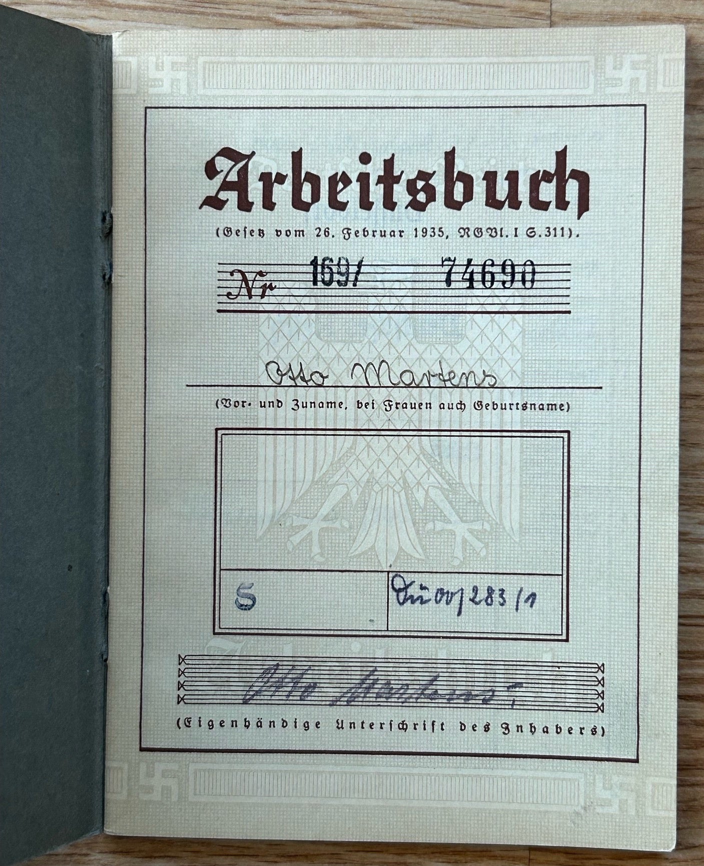 Arbeitsbuch - Printing press employee, Düsseldorf