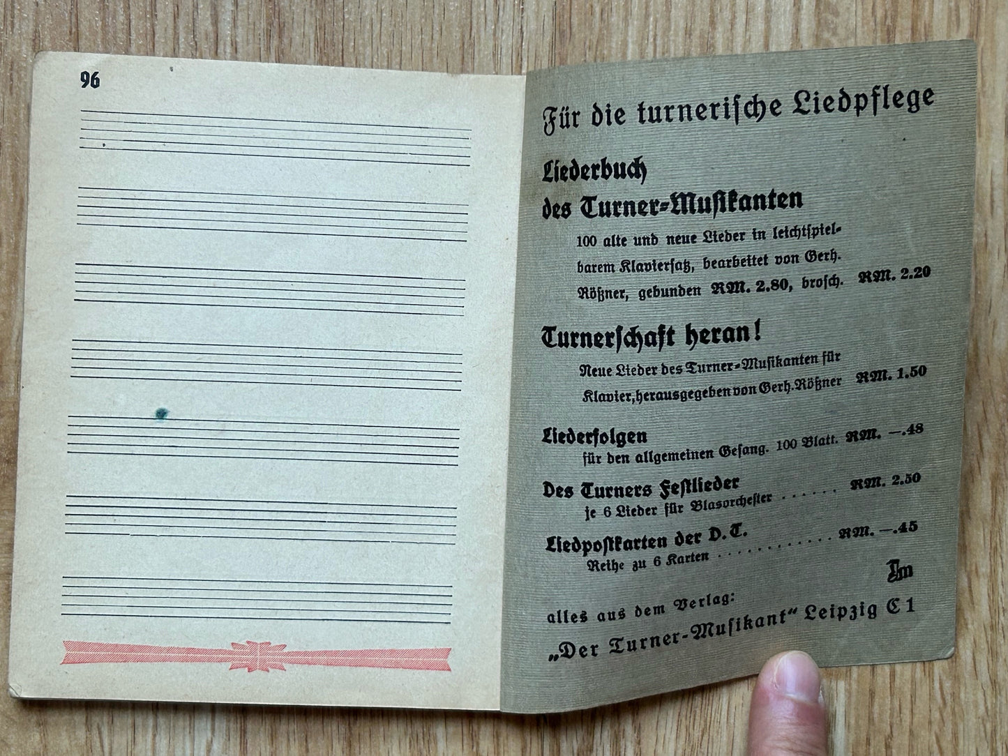 Getreu Allezeit - 1935 sports association song book