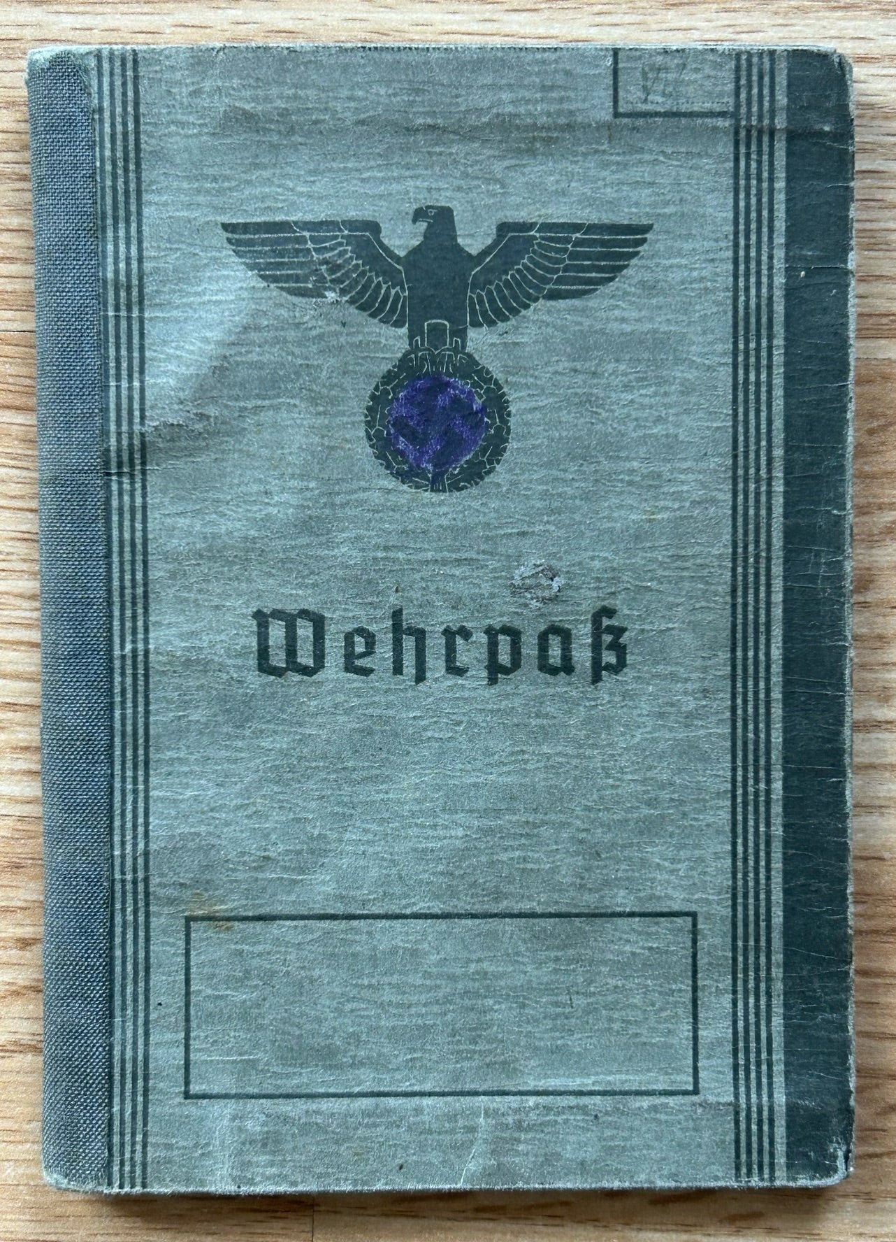 Wehrpass - Ruhr area resident