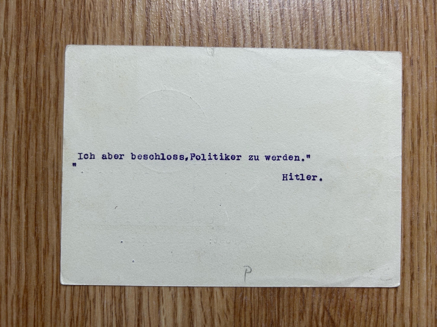 1938 dated postcard - Führer’s hospital location stamp