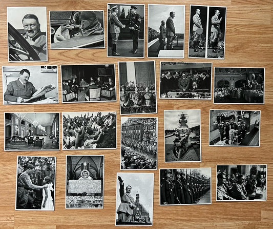 Group of 20 German cigarette cards - Adolf Hitler, gruppe 65
