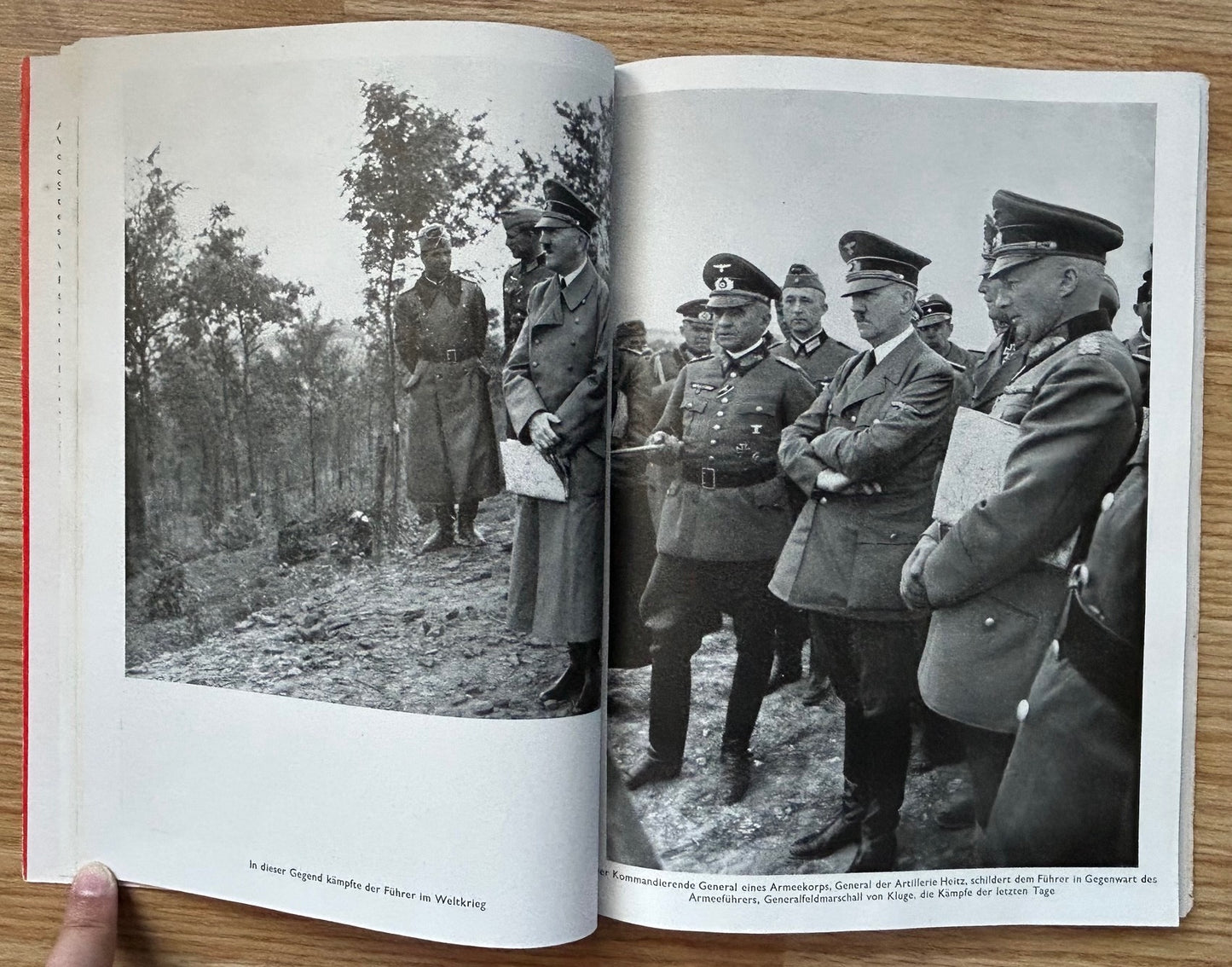 Mit Hitler im Westen softcover book 1940 - Hoffmann photos