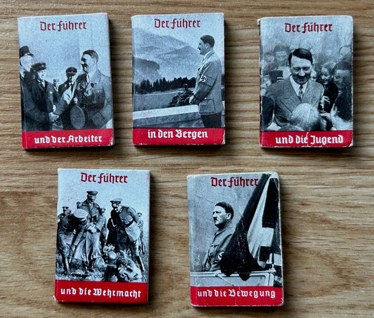 WHW donation booklets - Complete series, red Der Führer