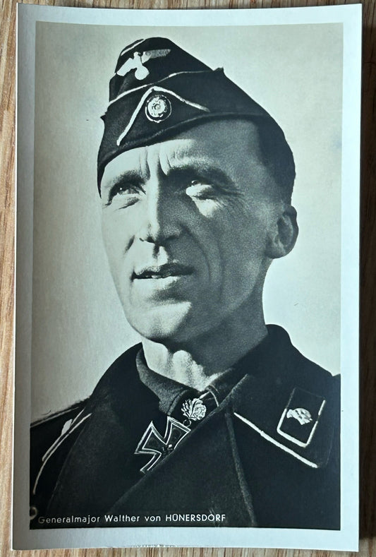 Panzer General v. Hünersdorf photo postcard