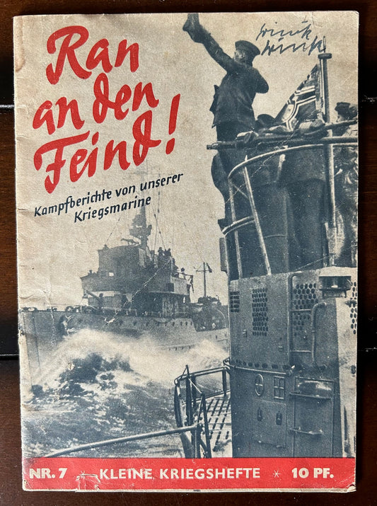 Kleine Kriegshefte nr. 7 - Ran an den Feind! 1940 booklet