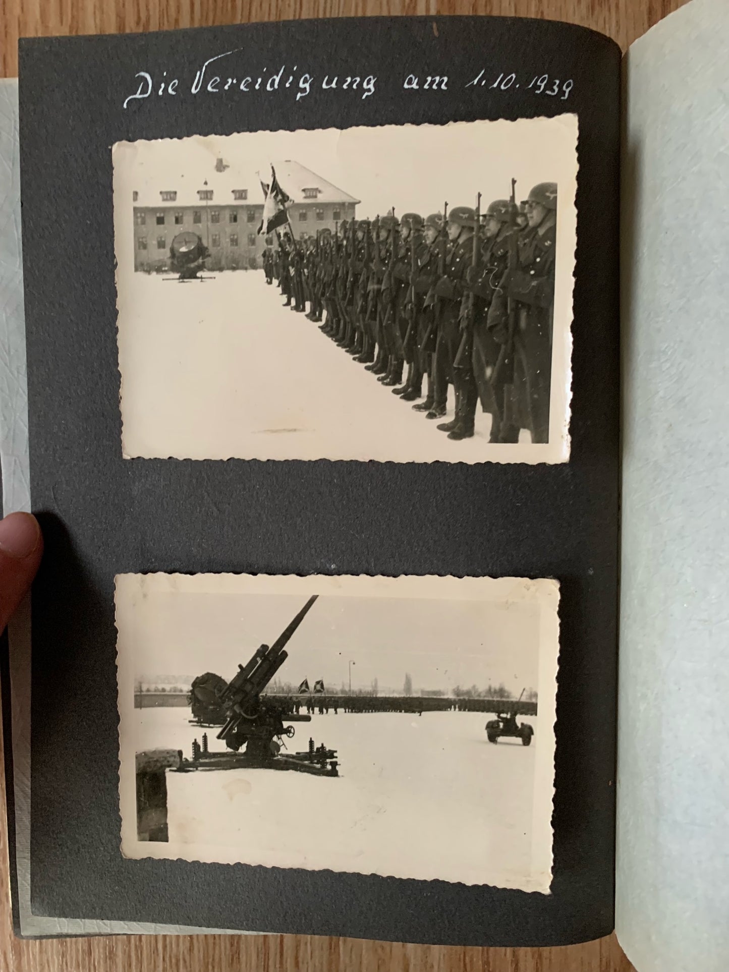 Luftwaffe / RAD photo album - Flak soldier’s service 1939-41