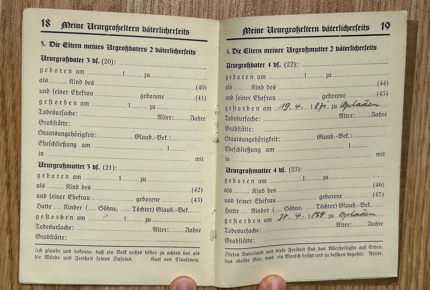 Document grouping - East Prussian NCO, KIA Königsberg 1945
