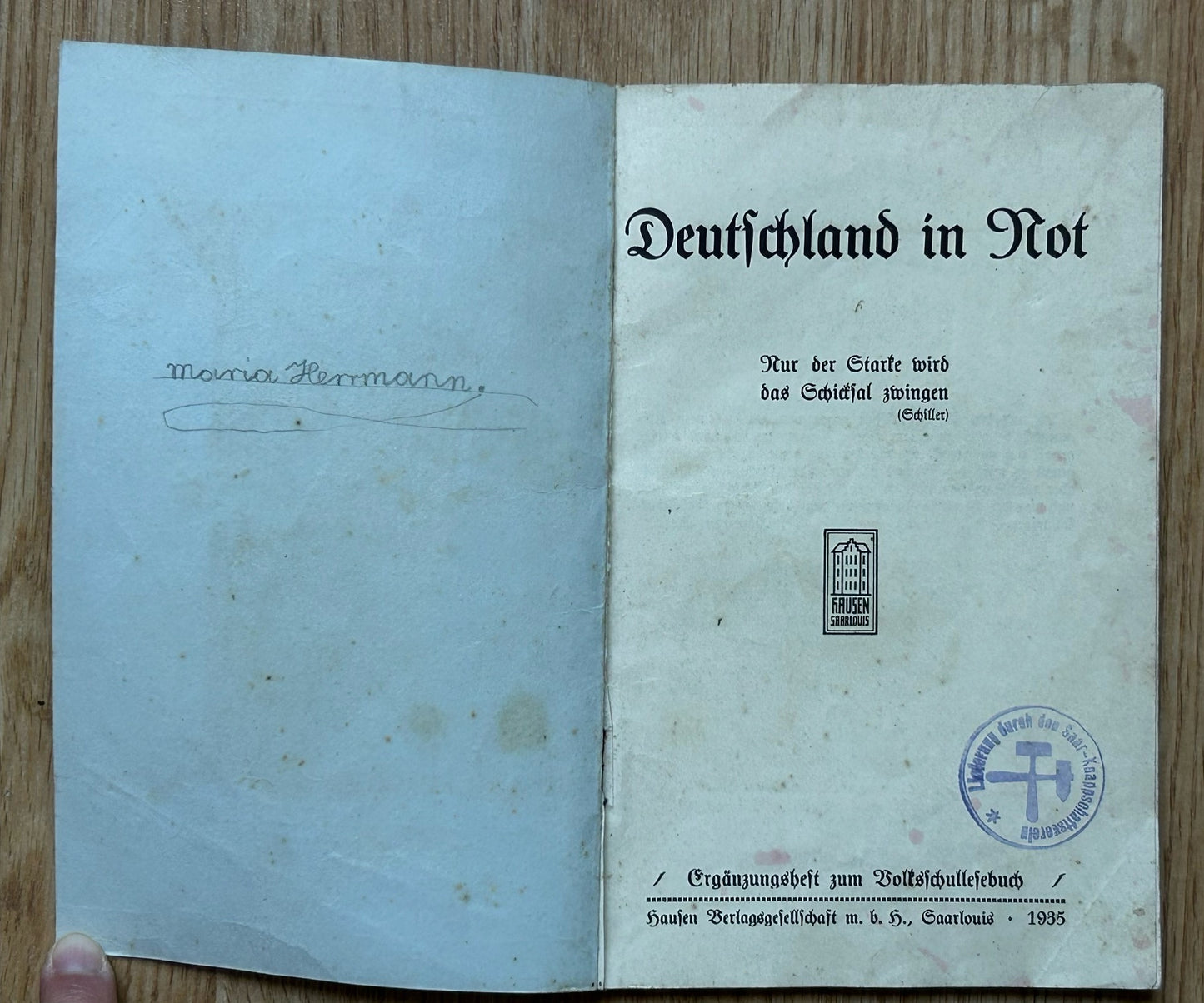 Deutschland in Not - 1935 book of speeches and quotes
