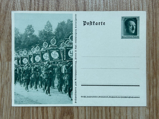 NSDAP banner photo postcard