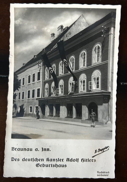 Hitler’s place of birth postcard - mailed 1936