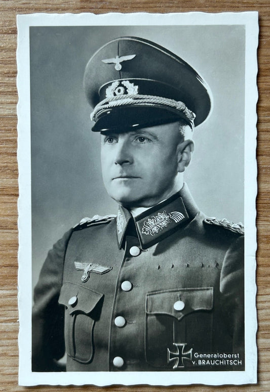 Photo postcard - Field Marshal v. Brauchitsch