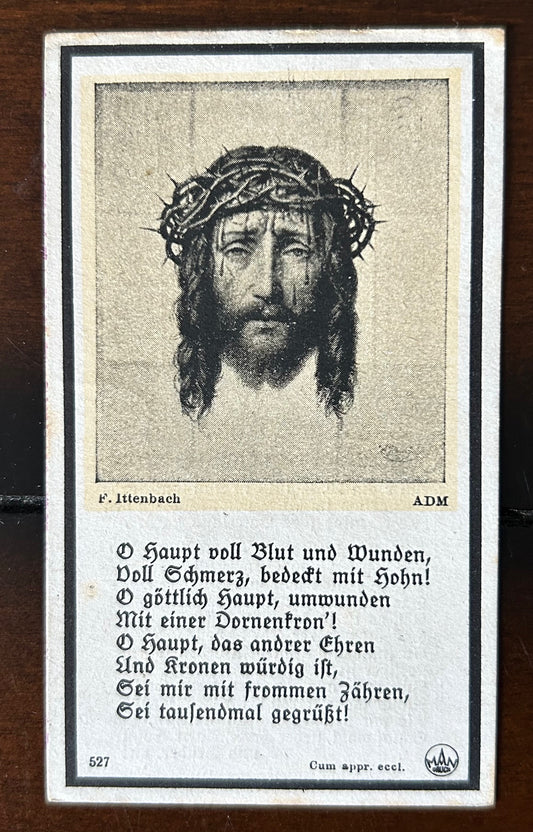 WW2 German Death Card - KIA 4th Battle of Kharkov