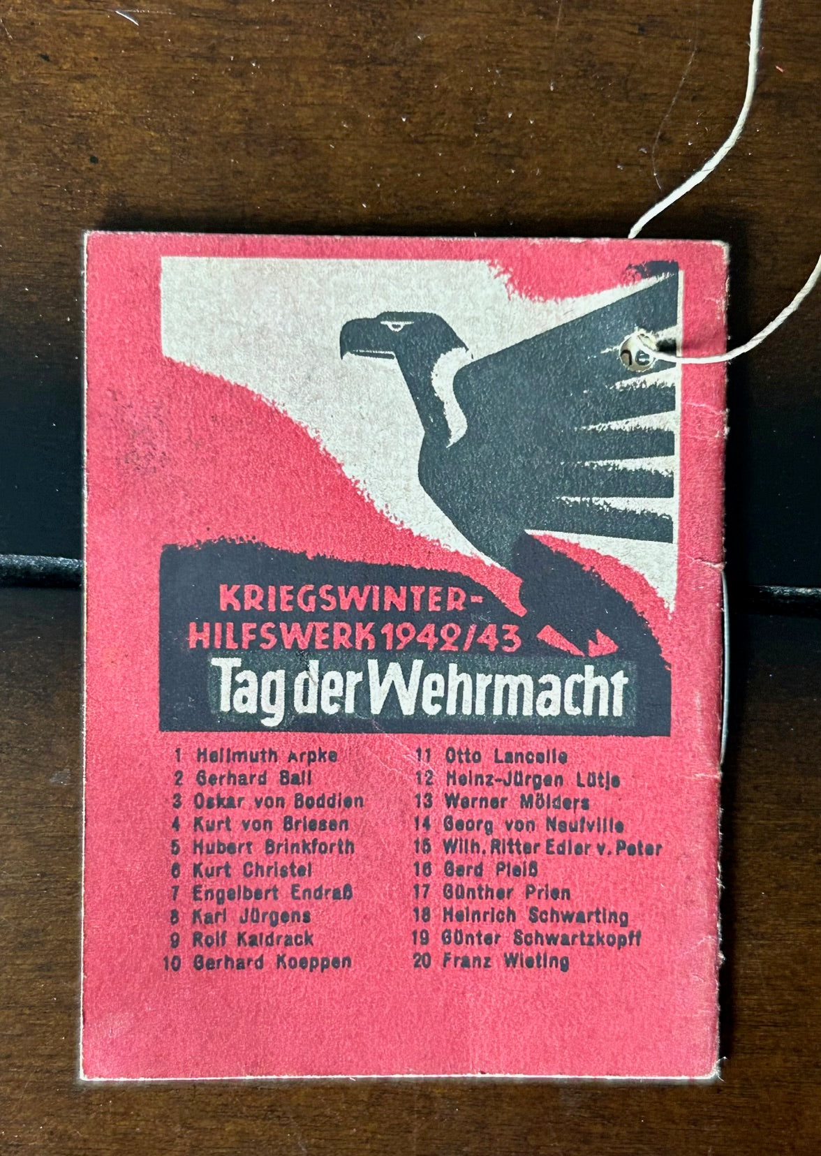 WHW booklet - General Kurt von Briesen