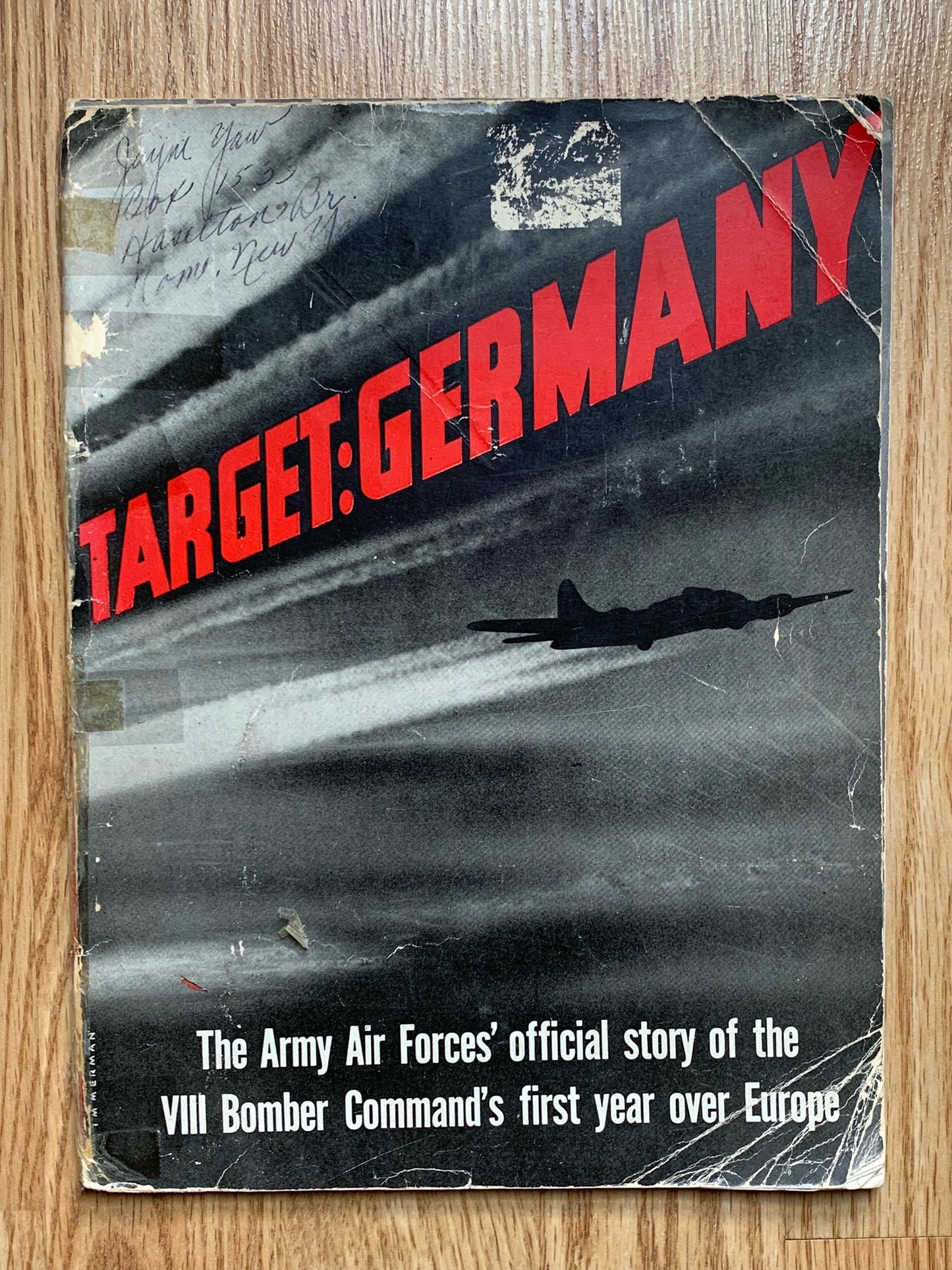 Target Germany 1943 US Air Force book ABmilitaria