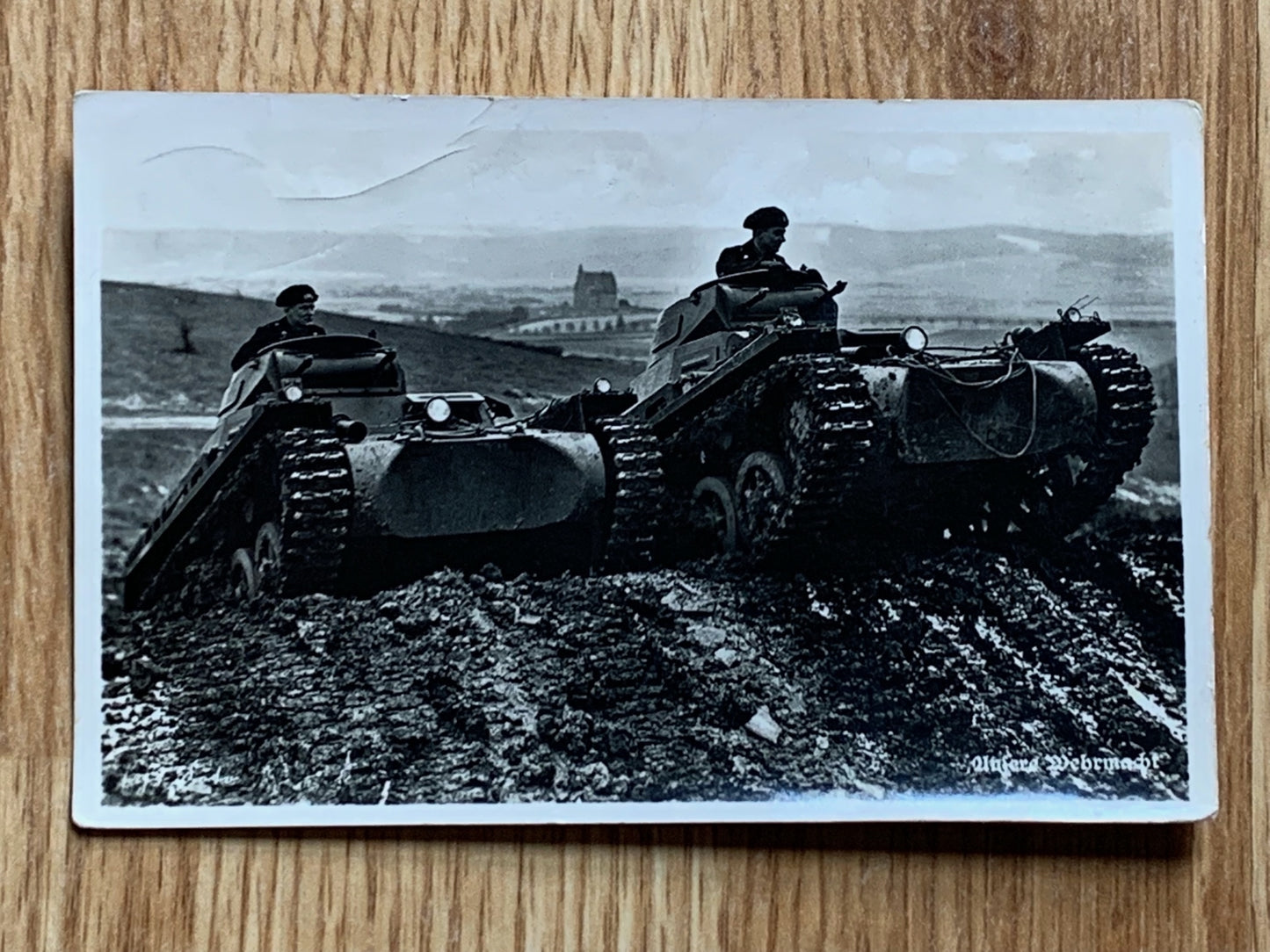 Panzer Mark I photo postcard - Unsere Wehrmacht