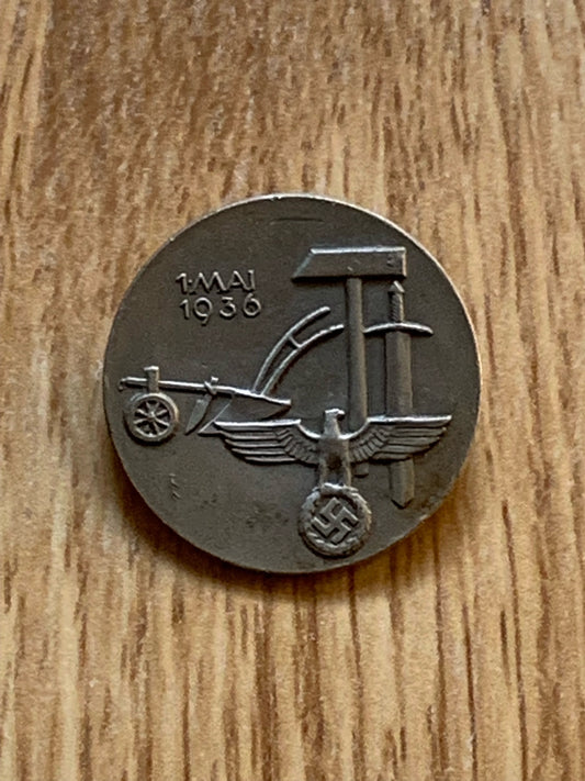 1. Mai 1936 German tinnie