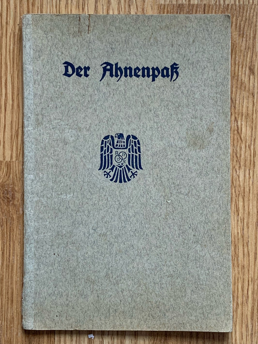 Ahnenpass / Ancestry pass - Duisburg family