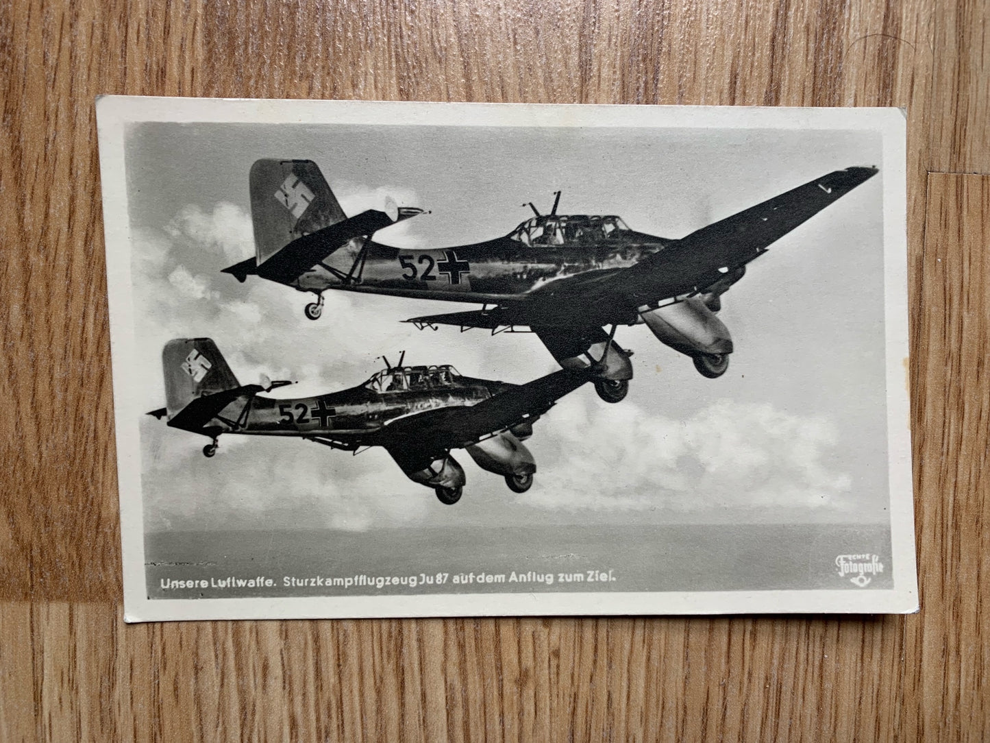 Luftwaffe photo postcard - Unsere Luftwaffe, Stuka / Ju 87