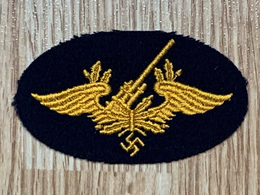 Kriegsmarine Flak Artillery trade badge