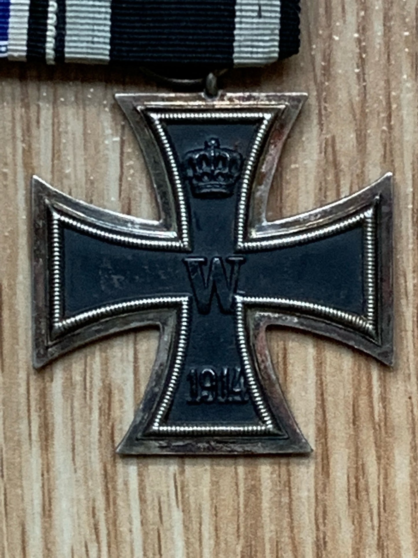 WW1 German Two-place ribbon bar, Iron Cross