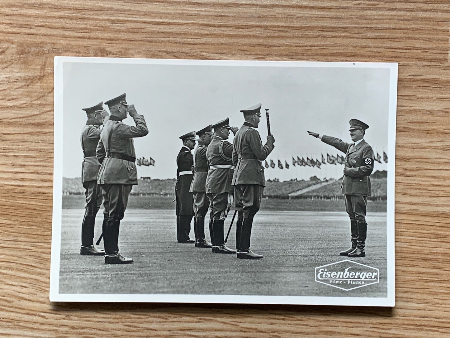 Hitler and his Generals photo postcard