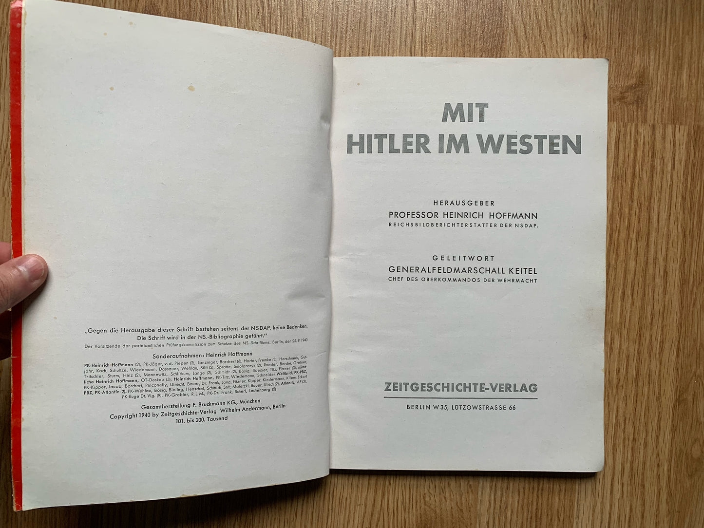 Mit Hitler im Westen book - 1940