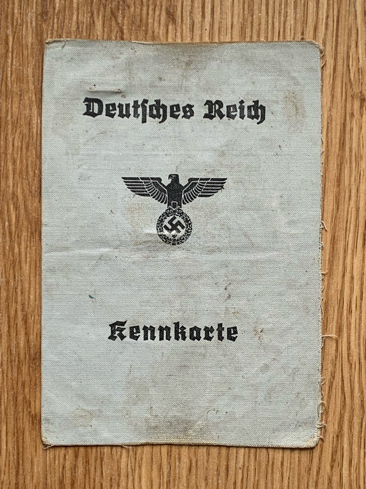 Kennkarte - 1944, Eastern Germany resident