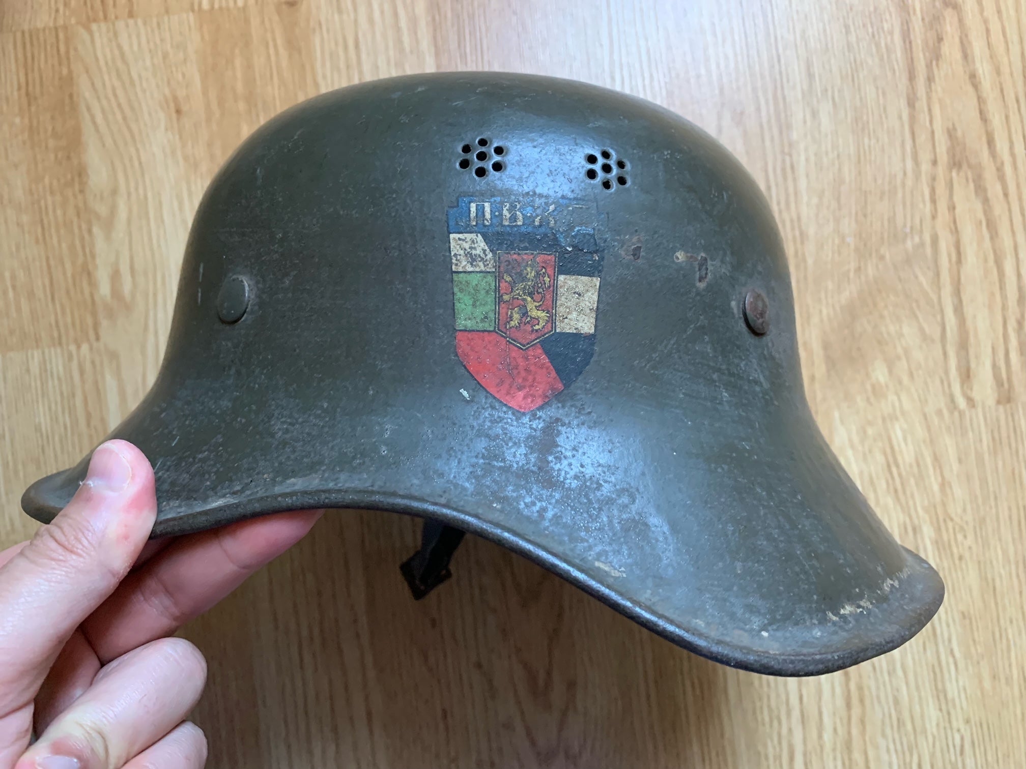 Ww2 clearance luftschutz helmet