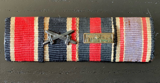 4 place Army and Luftschutz ribbon bar