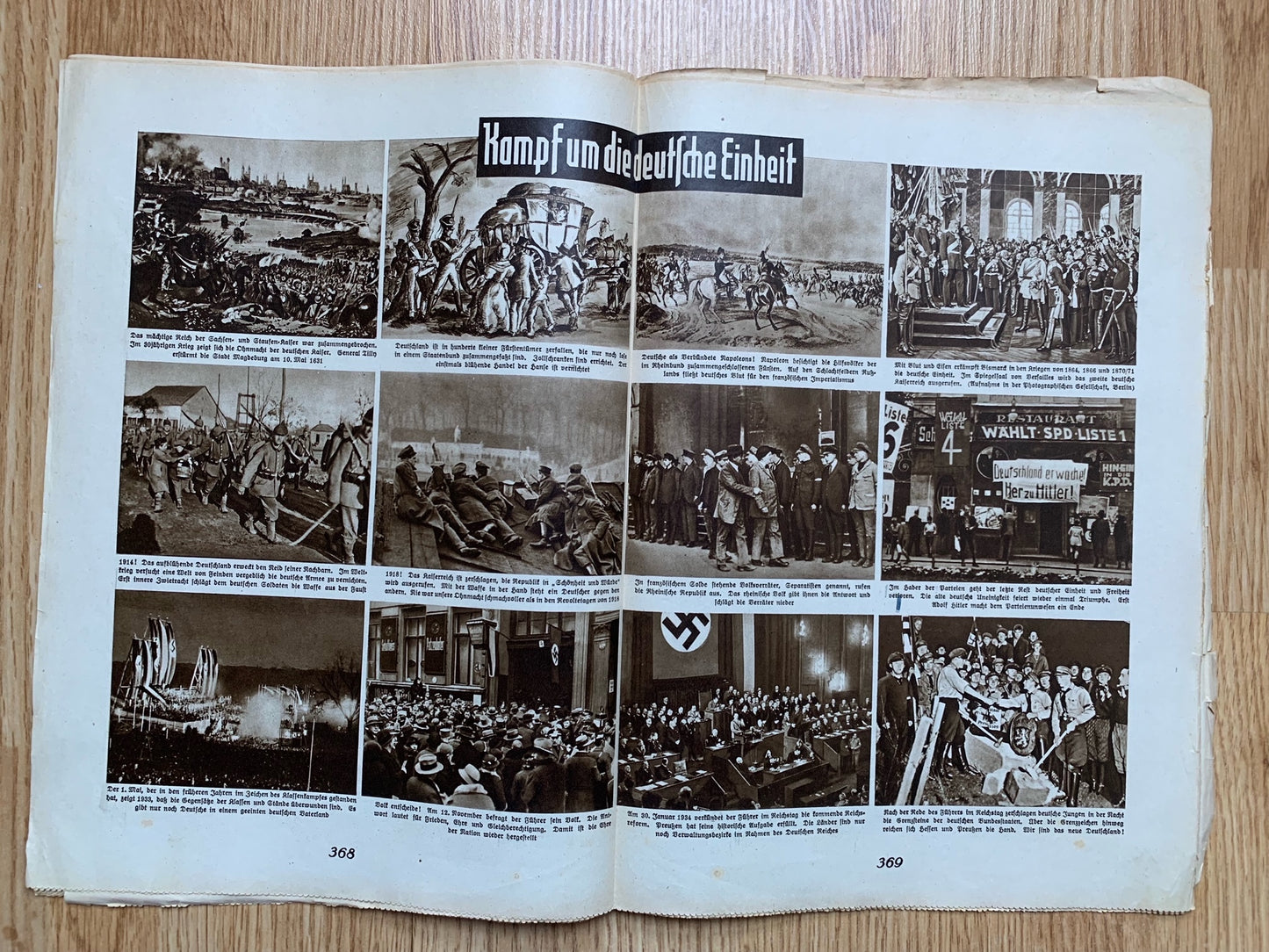 6 Hilf Mit Hitler Youth magazines - 1934 issues