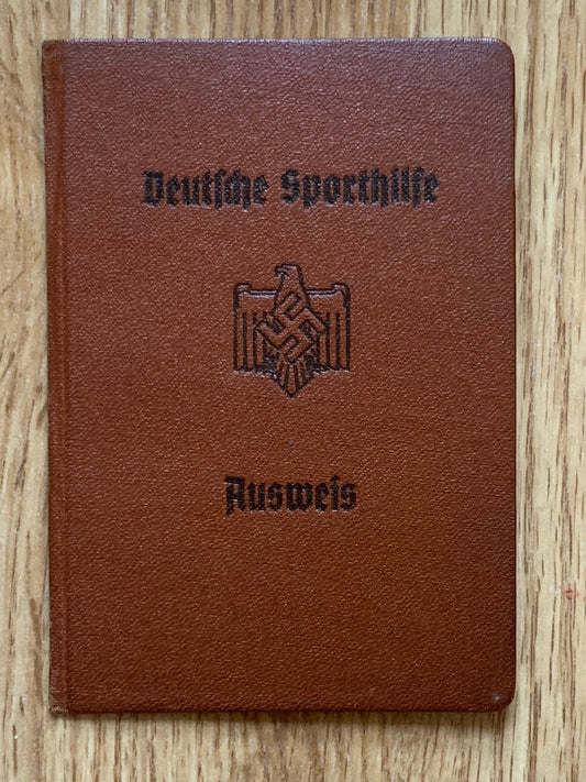 Deustche Sporthilfe Ausweis - ID card for DRL employee, rare